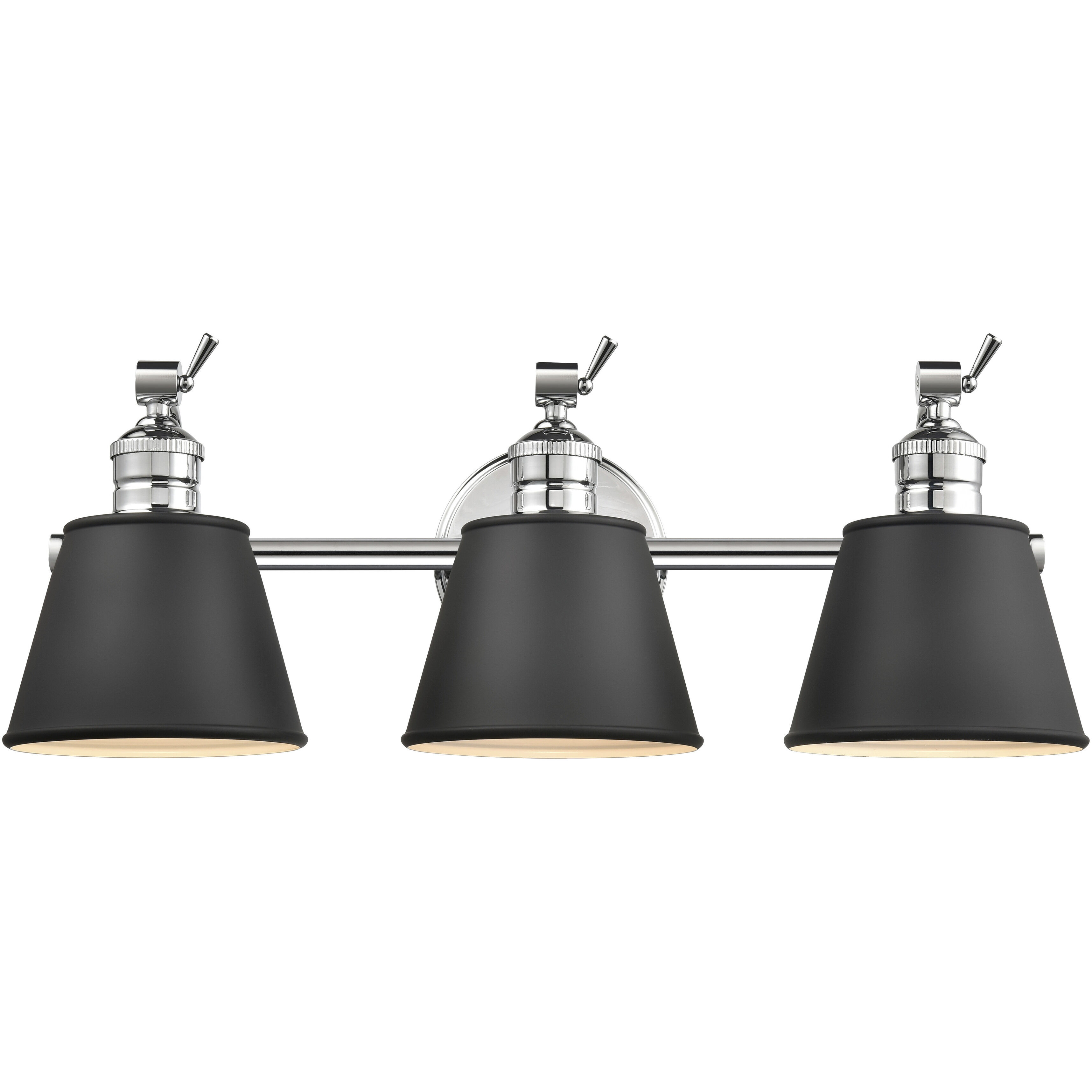 Layne 3 Light 23.25 inch Chrome Vanity Light Wall Light